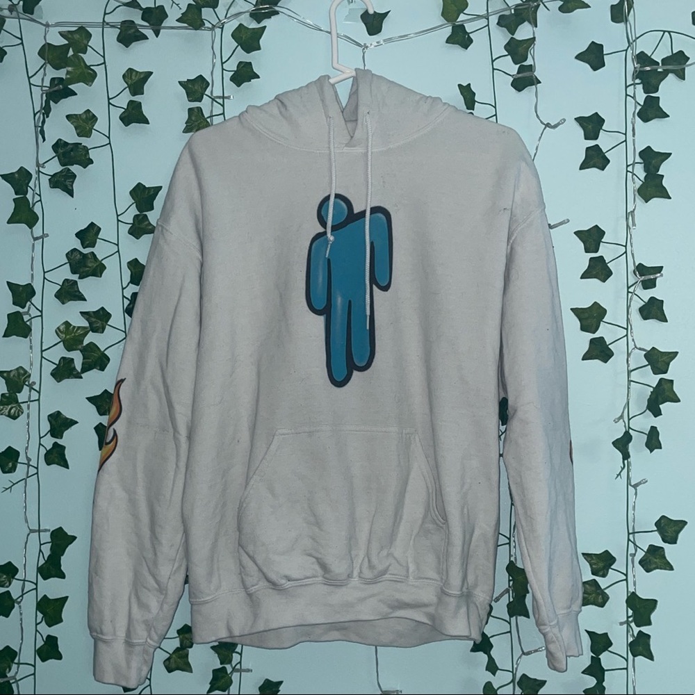 billie eilish world tour white hoodie.